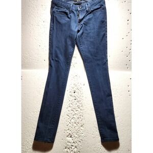 Levis 421 Pants Women Size W27 Blue Denim Jeans Pockets Casual Skinny Fit